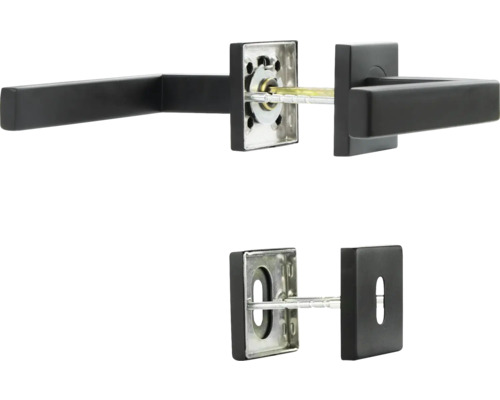 Set mânere de ușă din metal