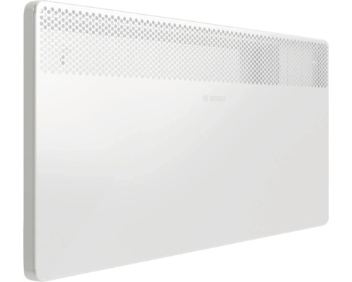 Logo Bosch pe radiator electric alb