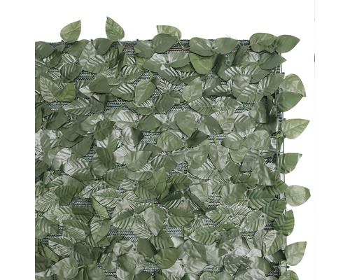 Gard viu artificial cu frunze verzi pentru exterior.