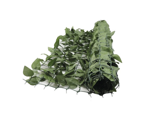 Gard viu artificial de iederă rulat cu frunze verzi