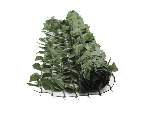 O rolă de covor de confidențialitate cu frunze