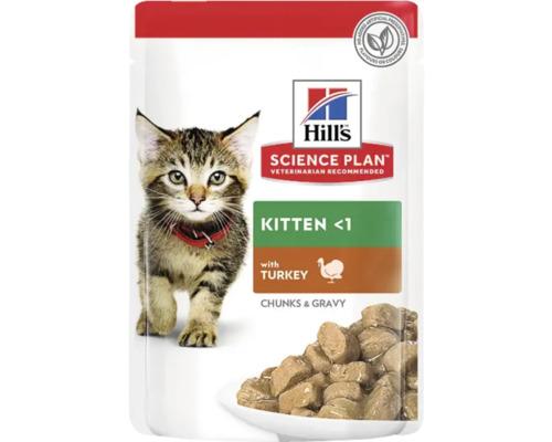 Hrană umedă pentru pisici Hill's SP Feline Kitten cu curcan 85 g