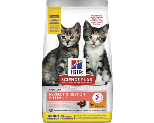 Hrană uscată pentru pisici Hill's SP Feline Kitten Perfect Digestion cu pui 300 g