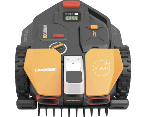 Vedere de sus a robotului de tuns gazon Worx Landroid