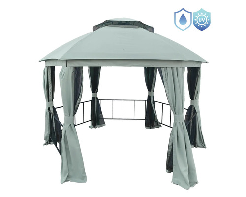 Cort de grădină cu material hidrofug și rezistent la UV