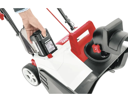 Freza de zăpadă cu acumulator cu acumulator introdus