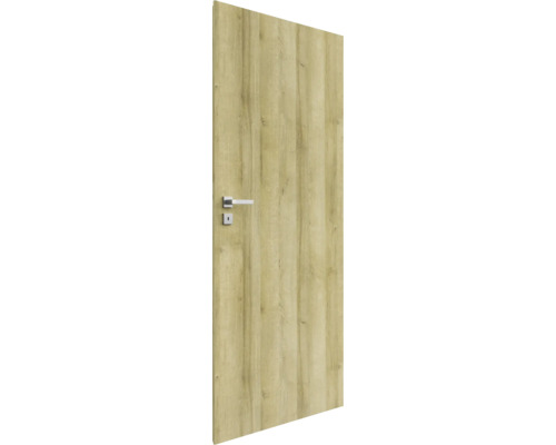 Ușă din lemn cu clanță