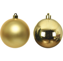 Două globuri aurii de Crăciun