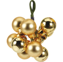 Ciorchine de globuri aurii de pom cu cârlig de agățat