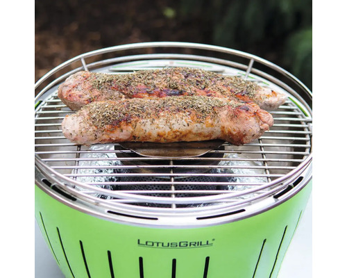 Mușchiuleț de porc cu ierburi pe un grătar LotusGrill
