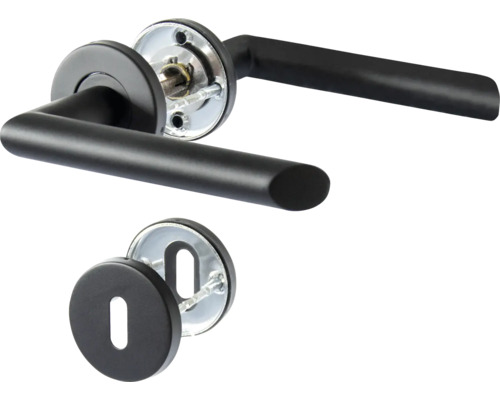 Set mânere de ușă cu rozete pentru uși de interior