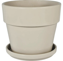 Set ghiveci Spang Calima argilă Ø 28 cm H 25 cm bej