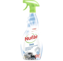 Nufar Inox curățitor pentru oțel inoxidabil în flacon cu pulverizator