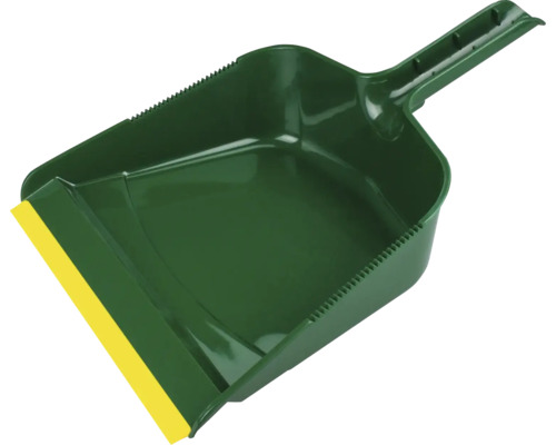 Făraș verde cu margine de cauciuc galbenă