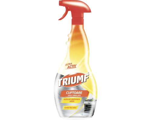 Soluție curățat cuptoare și vase emailate Triumf 500ml Triumf detergent pentru cuptoare și email în flacon cu pulverizator