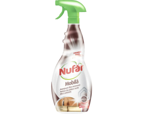 Soluție de curățat mobilă Nufar în flacon cu pulverizator