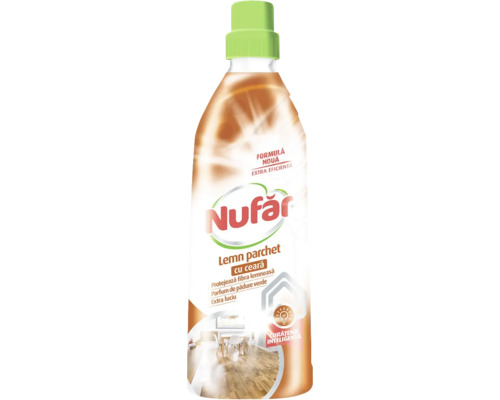 Soluție curățat cu ceară lemn și parchet Nufăr 750ml Detergent parchet Nufar pentru lemn cu ceara in sticla de plastic