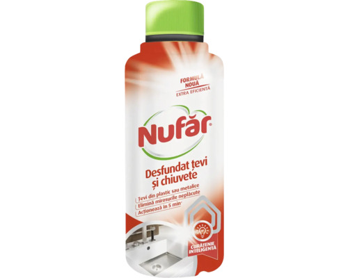 Soluție desfundat țevi Nufăr 375ml