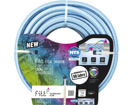 Fitt nts Jeans furtun de grădină, lungime 20 metri