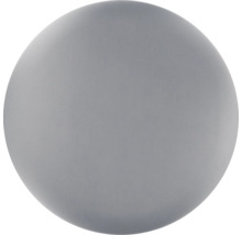 Panou decorativ tapițat Riviera rotund gri-albastru Ø 30 cm, aspect de catifea