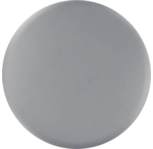 Panou decorativ tapițat Riviera rotund gri-albastru Ø 60 cm, aspect de catifea