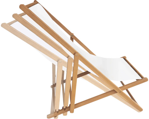 Șezlong din lemn cu spătar reglabil