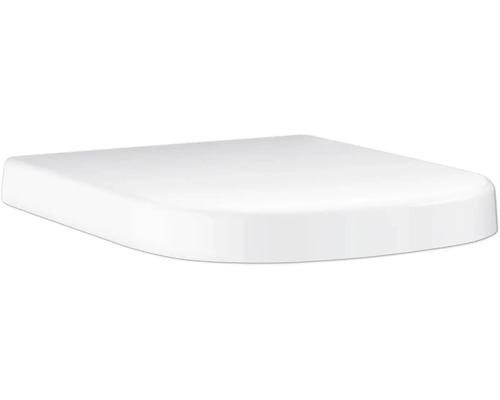 Capac WC GROHE Euro Keramik duroplast, închidere simplă, alb 44,4x37,2 cm Scaun de toaletă alb