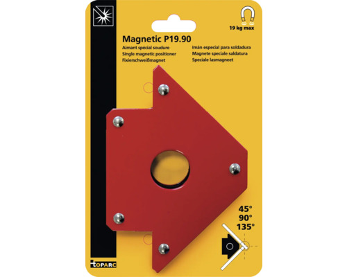 Poziționer magnetic de sudură TOPARC P19.90 cu o forță maximă de reținere de 19 kilograme