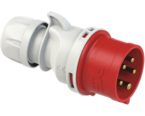 Fișă de alimentare trifazată cu cinci poli