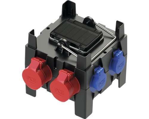 Distribuitor de energie electrică de șantier cu prize