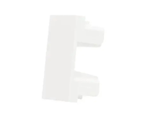 Tastă falsă Moda Voice 1 modul, alb lucios Cutie de distribuție din plastic pentru instalații electrice