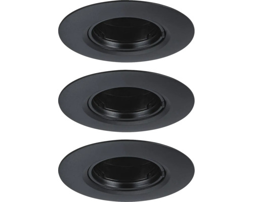 Trei inserții downlight pentru corpuri de iluminat