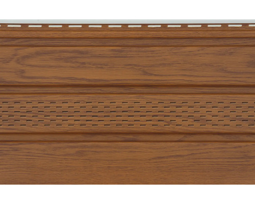 Sageac VOX SVP07 2700x300x7,5 mm stejar auriu 10 bucăți Placare fațadă cu structură de lemn și găuri de ventilație