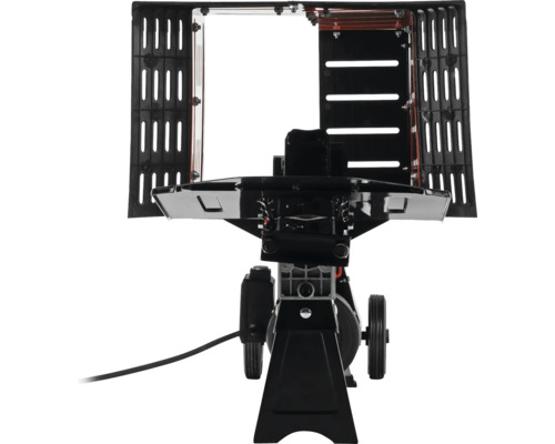 Despicător de lemne cu cușcă de siguranță și roți