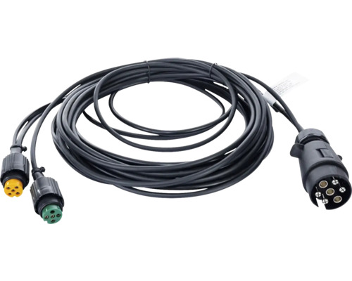 Cablu de conectare remorcă cu mufă cu șapte poli și două mufe suplimentare