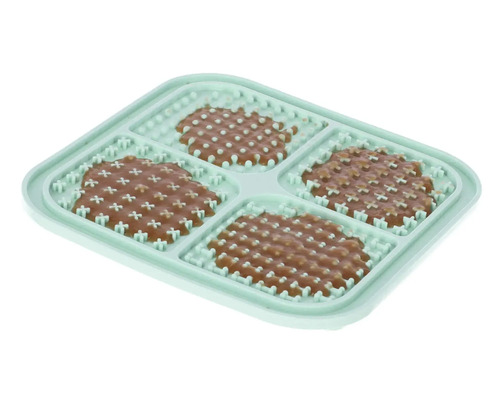 Jucărie interactivă pentru hrănirea animalelor de companie cu patru compartimente