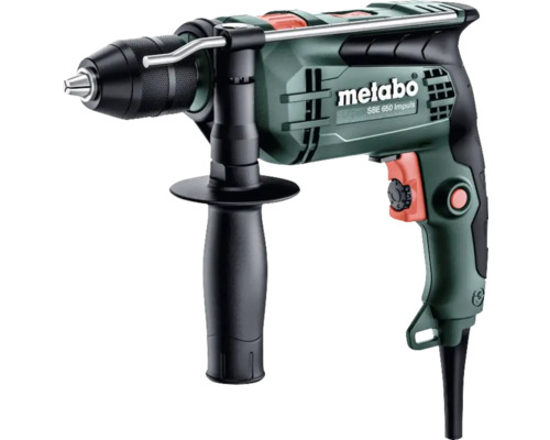 Mașină de găurit cu percuție Metabo cu mâner suplimentar