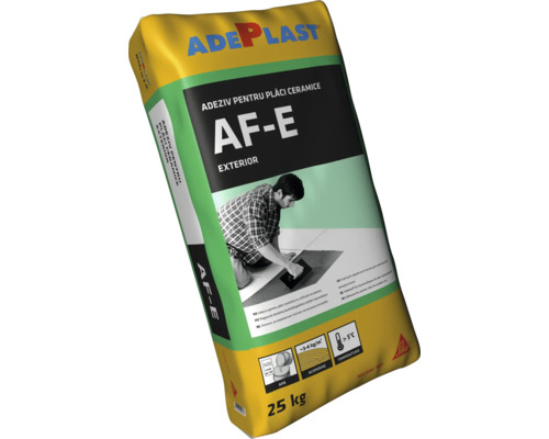 Adeziv pentru plăci ceramice Adeplast AF-E pentru exterior, sac de 25 kilograme