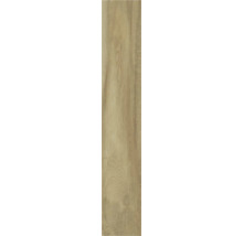 Gresie exterior / interior porțelanată glazurată Carve bej 15x90 cm