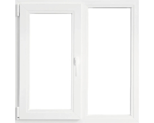 Fereastră din plastic alb cu două canaturi