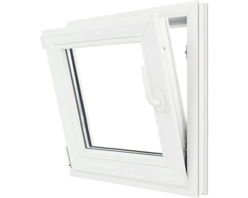 Fereastră basculantă din plastic alb