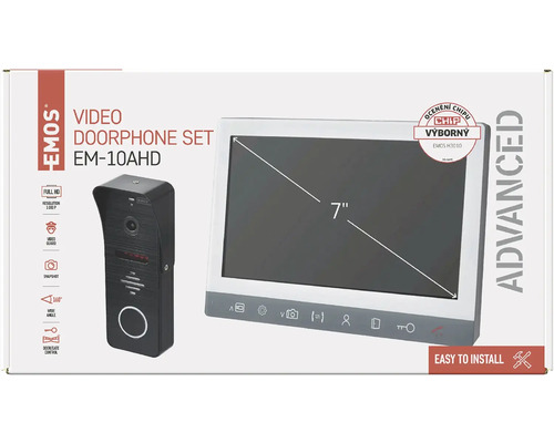 Set videointerfon Emos EM-10AHD