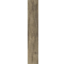 Gresie exterior / interior porțelanată glazurată Carve maro 15x90 cm
