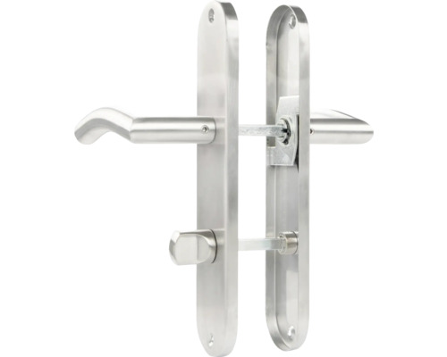 Feronerie de ușă din oțel inoxidabil cu mâner și încuietoare