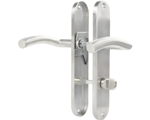 Feronerie de ușă din oțel inoxidabil cu mâner și încuietoare