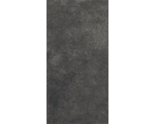 Gresie de pardoseală închisă la culoare cu suprafață mată.