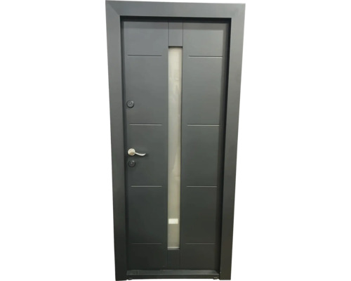 Ușă de intrare metalică pentru exterior Deceneu 88x205 cm dreapta