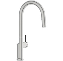 Baterie bucătărie cu duș KEO KAWAI inox mat