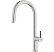 Baterie bucătărie cu duș KEO KAWAI inox mat