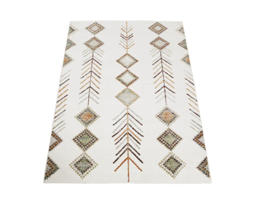 Covor cu model grafic de romburi și săgeți